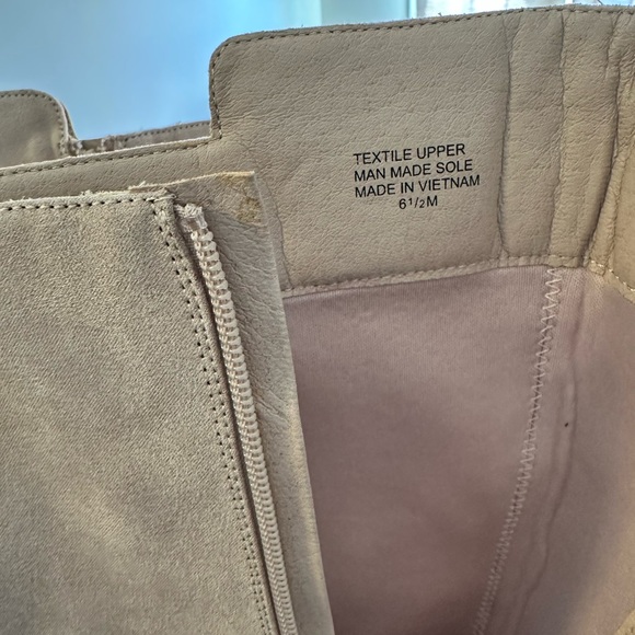 High Heel Suede Buckle Boots brand new size 6 in a half - Picture 3 of 11